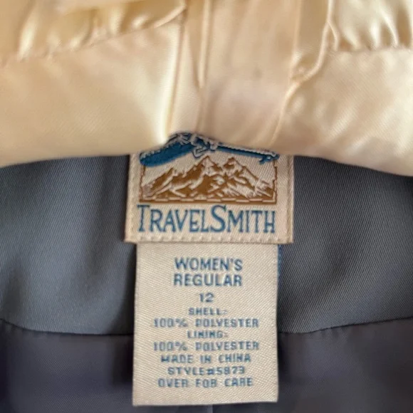 TravelSmith Women's Blue Blazer - Picture 3 of 5